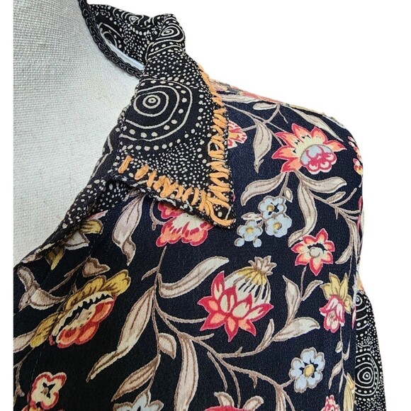 Jacque & Koko Blouse Size 14/16 Boho Hippie Oversized - Picture 6 of 9